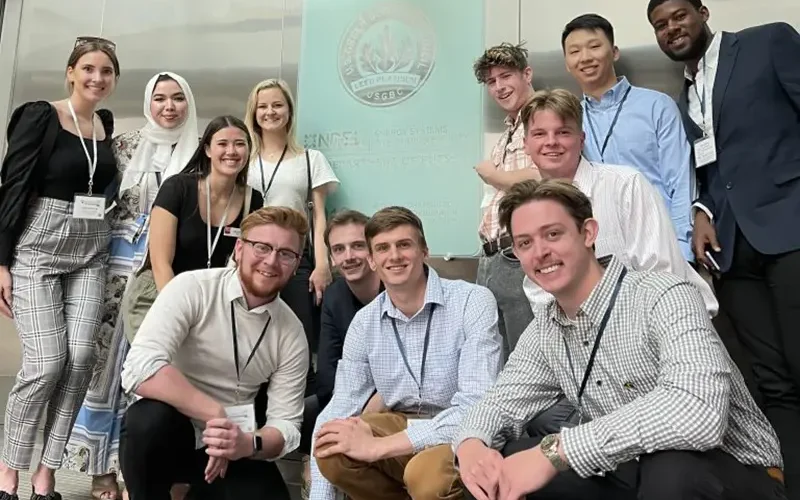 Mizzou ArchST students at the US DOE Solar Decathlon Competition Finals, April 2022, National Renewable Energy Laboratory
